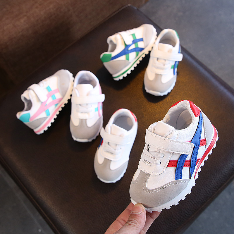 Soft Lace & Velcro Sports Tennis Sneaker