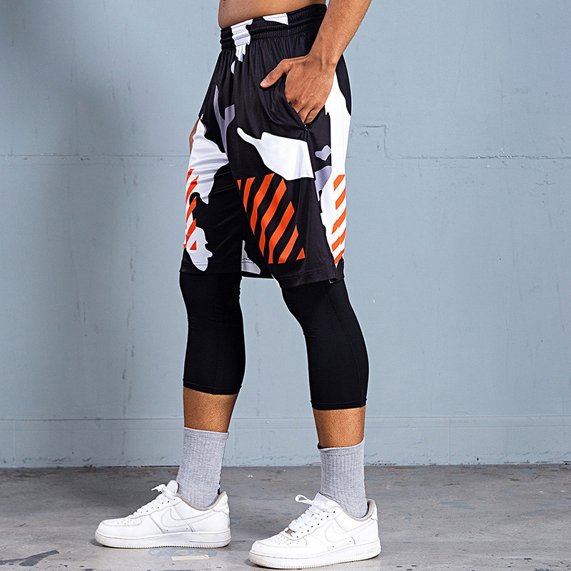 Men Camouflage Beach Pants Shorts