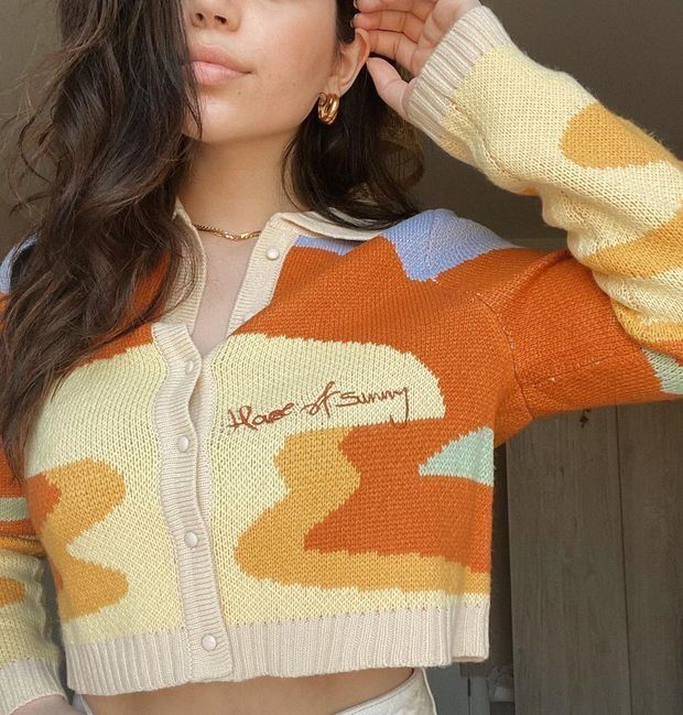 Retro House Of Sunny Sweater Jacket