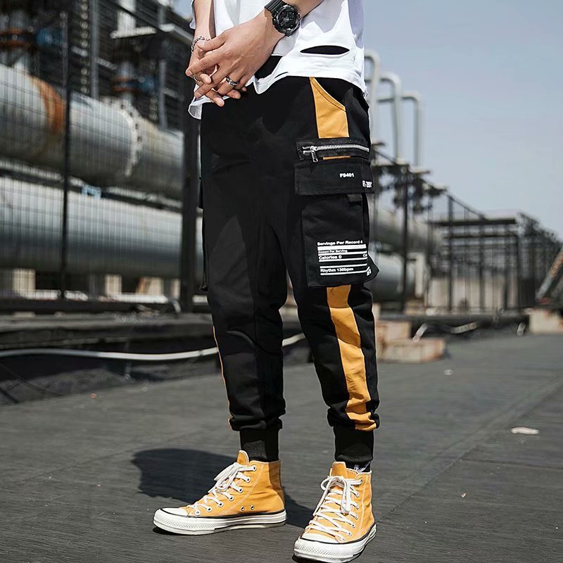 Men's Multi-Pocket Trousers With Feet