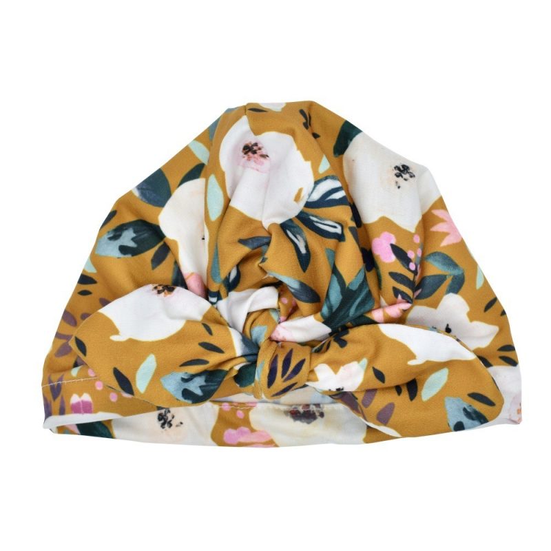 Children Printed Rabbit Knot Baby Cap - Image 9