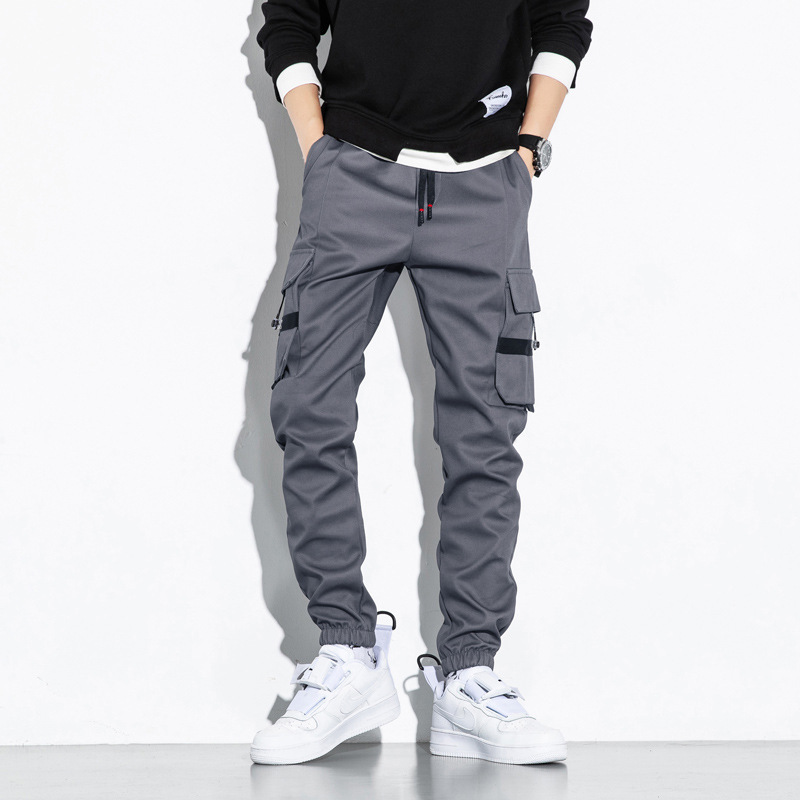 Trendy Cropped Men's Cotton Trousers