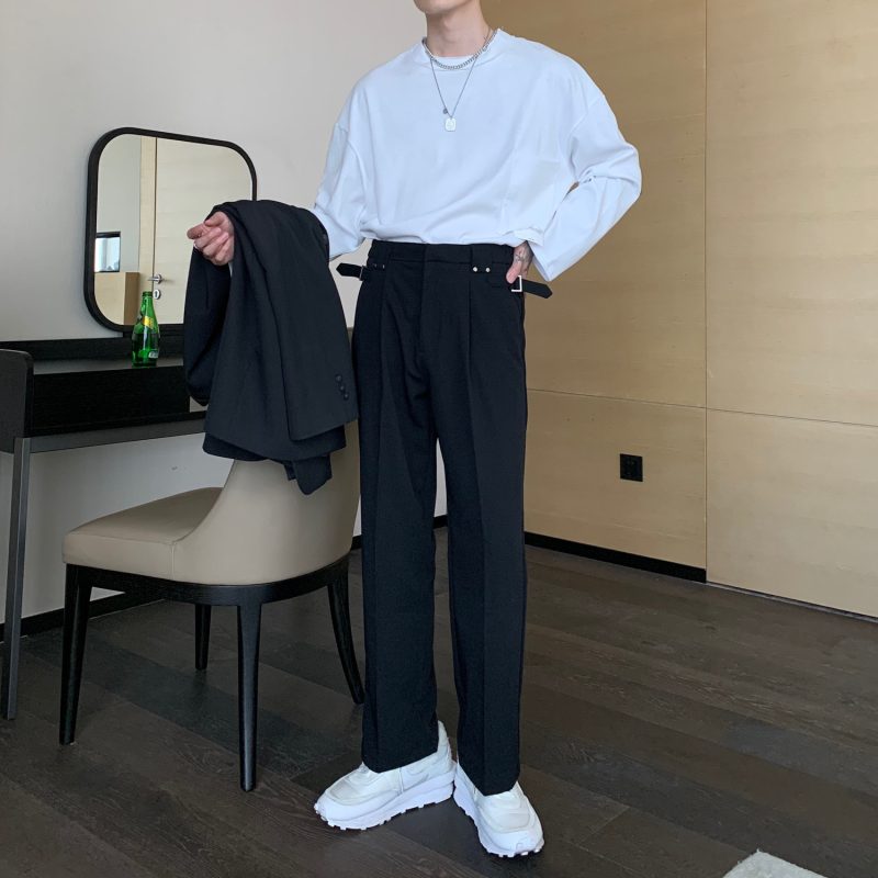 Men's Formal Straight Trousers