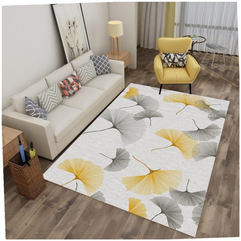 Pink Hexagon Pattern Soft Border Rug - Image 4