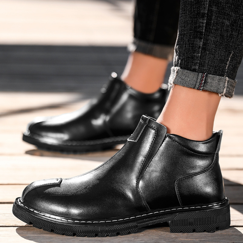 Casual Leather Martin Boots Shoes