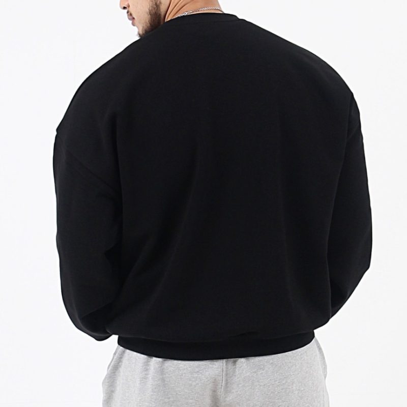 Solid Color Men Warm Sweat-Top - Image 5
