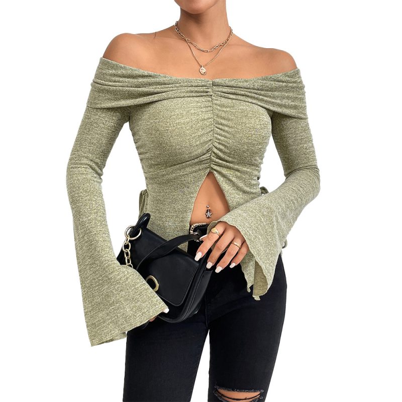 Women's Knitted Fashion Tops - Image 2