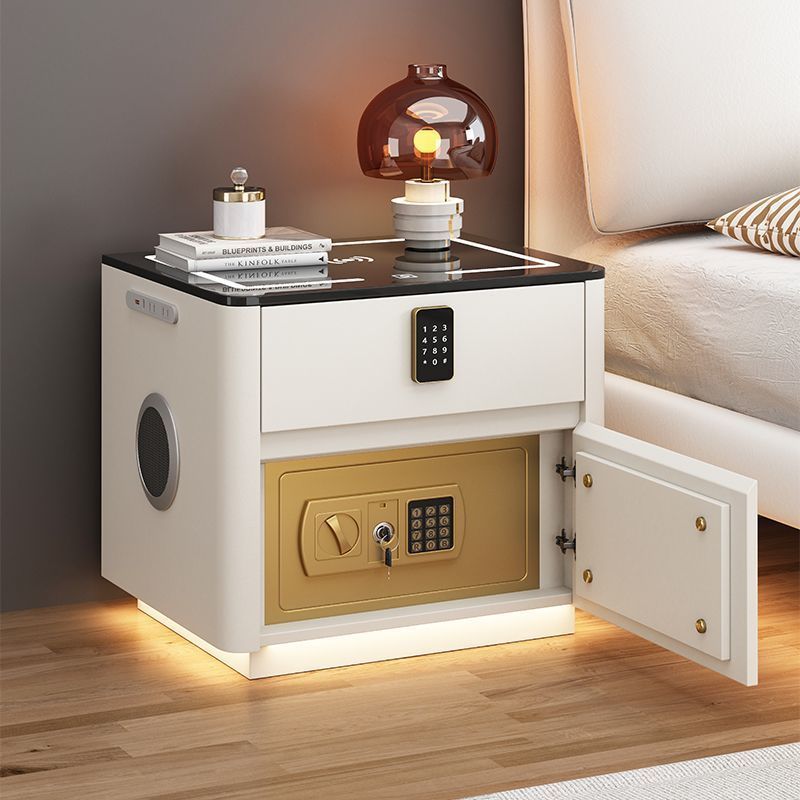 Wireless Multi-functional Smart Safe Bedside Table