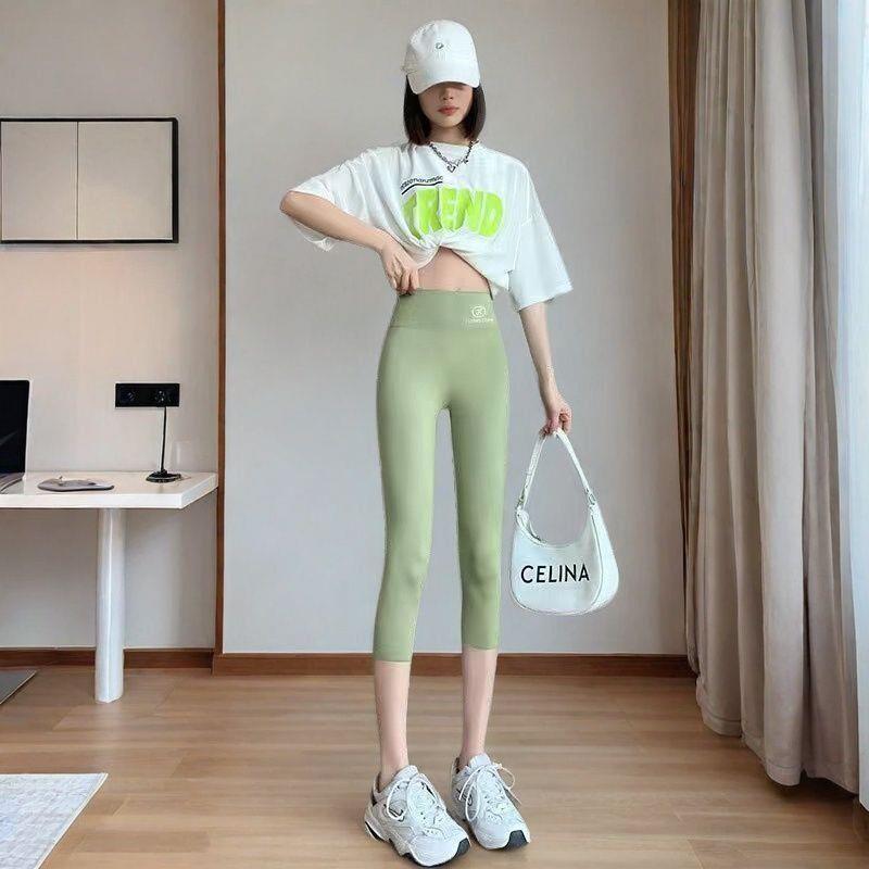 Women's Thin Cropped Yoga Shark Pants