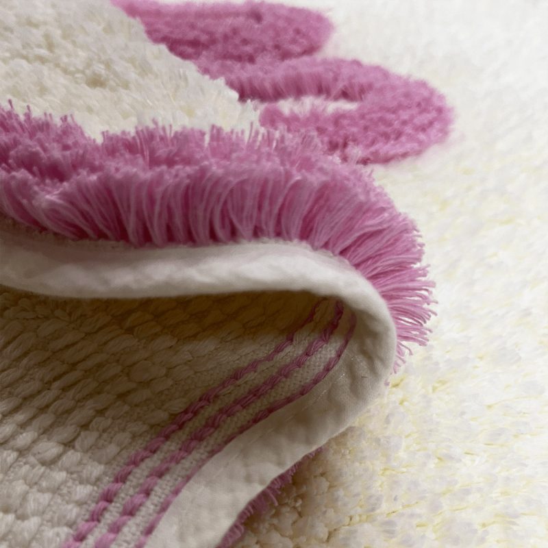 Hello Lovely Round Tufted Cotton Carpet - Image 3