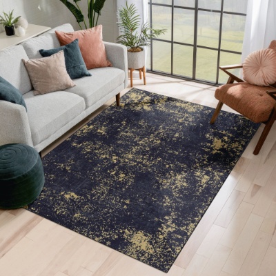 Non-Slip Low-Pile Foldable Rugs For Living Room