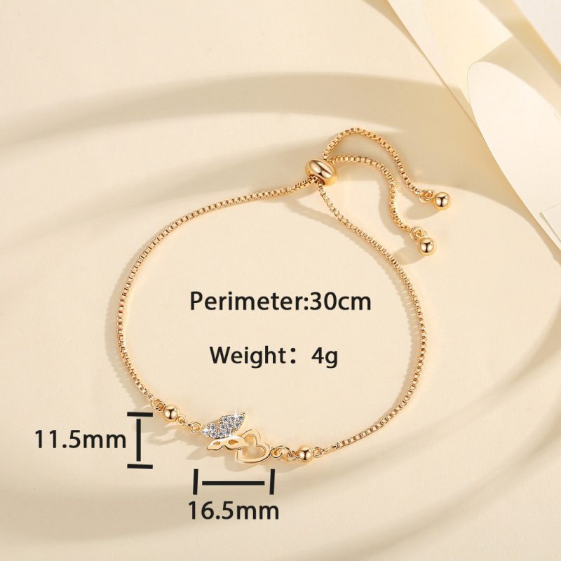Butterfly Heart Bracelet - Image 2