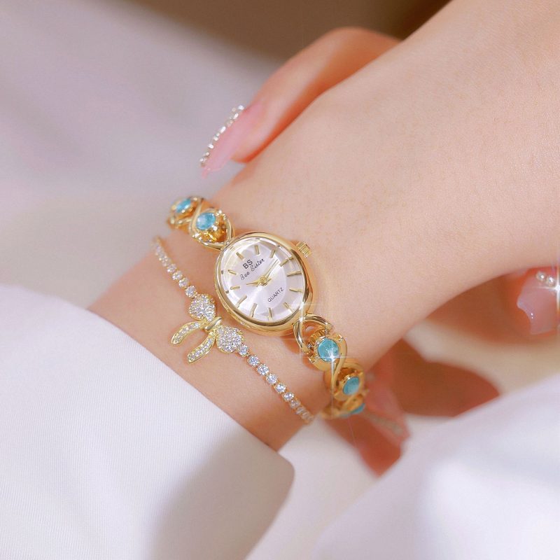 Oval Sapphire Light Luxury Watch - Image 2