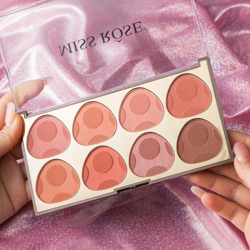 Natural Long Lasting Shimmer Blusher Plate
