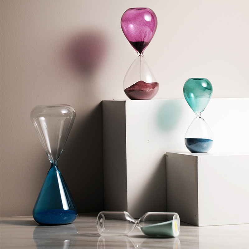 Creative Glass Hourglass Timer Ornaments