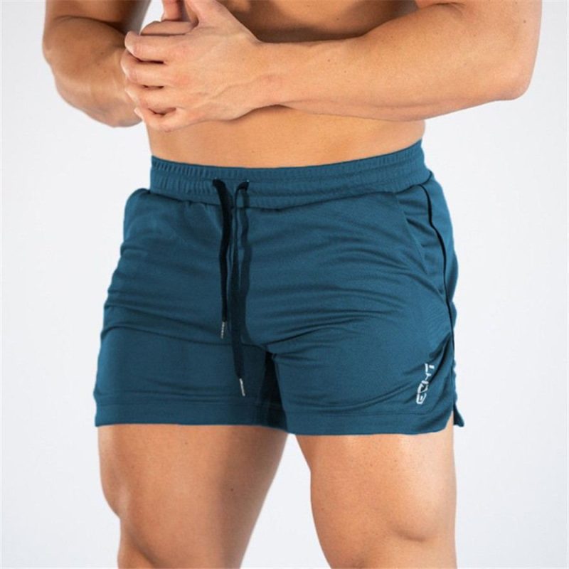 Men Waterproof Fitness Bodybuilding Shorts - Image 8