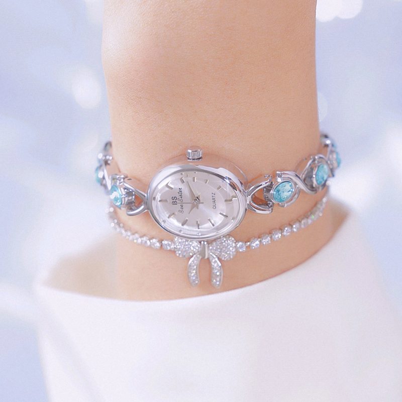 Oval Sapphire Light Luxury Watch - Image 5