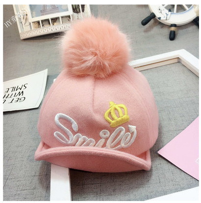 Baby Woolen Smile Cap
