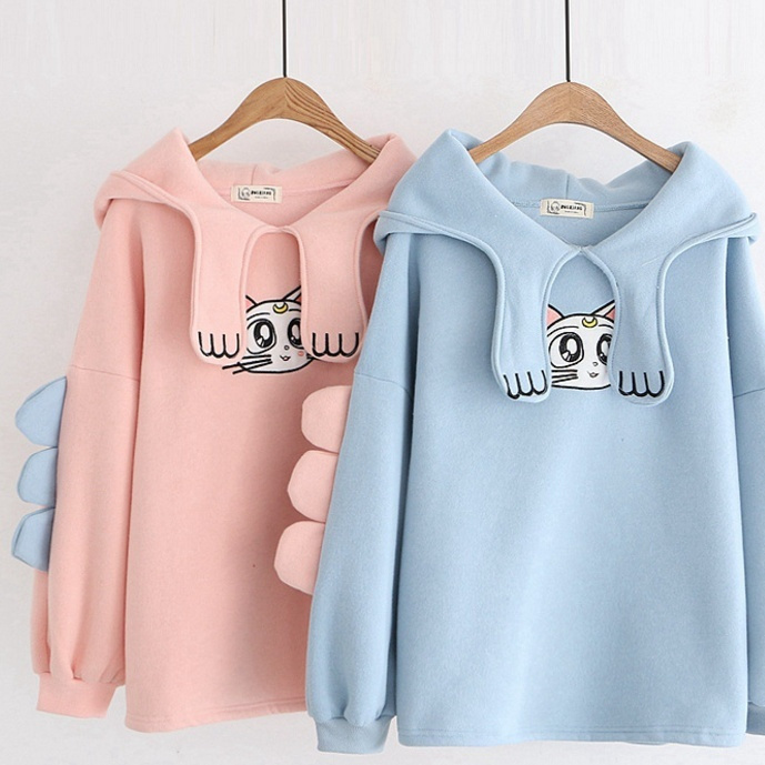 Women's Merry Pretty Cat Paws Hoodies