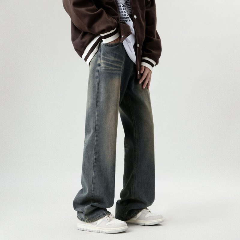 Retro Distressed Skinny Jeans For Men - Image 5