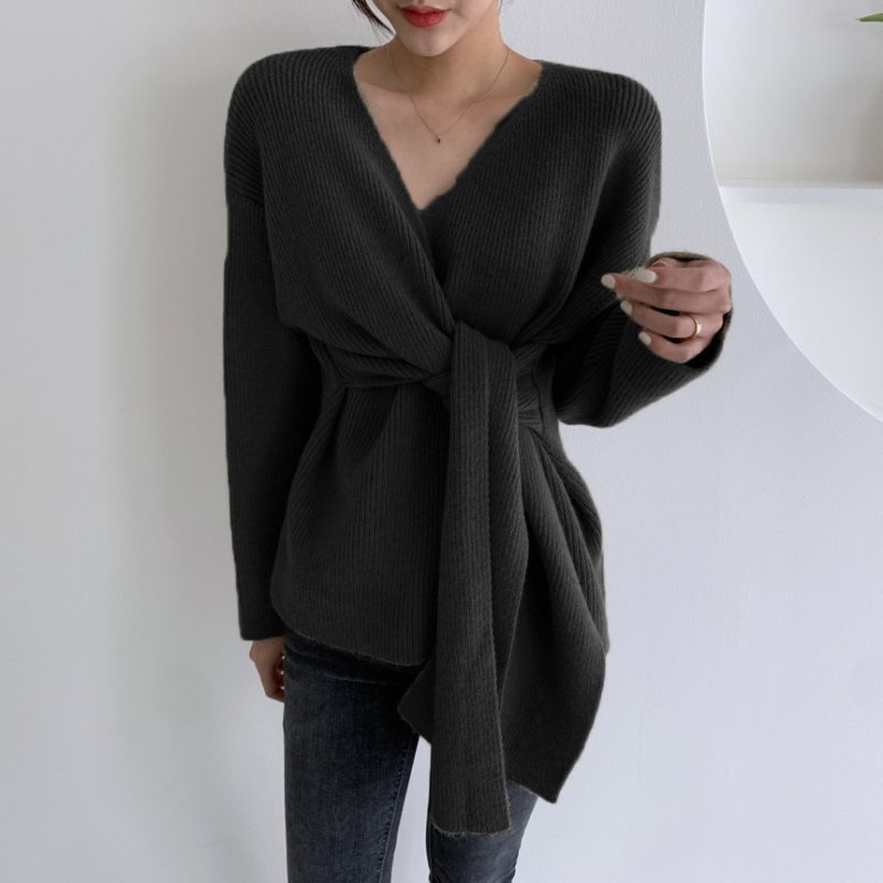 Women's French Slouchy Knitwear - Image 5