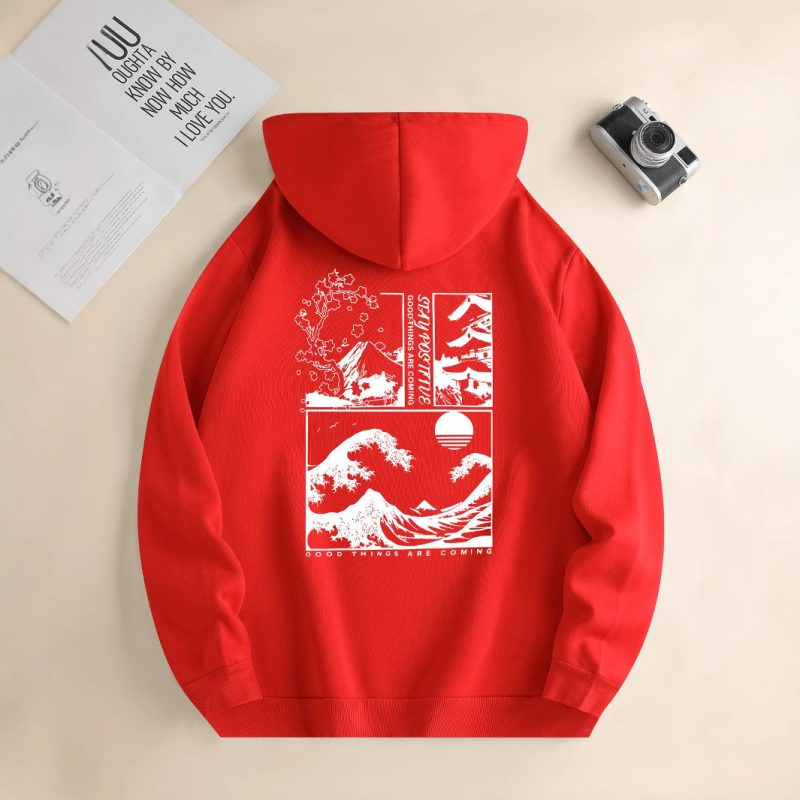 Chic Casual Everyday Drawstring Hoodies - Image 7
