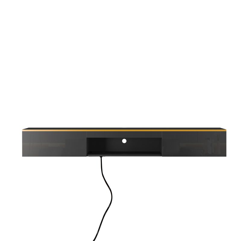 Floating TV Stand Wall Mounted With 16 Color LEDs - Image 9