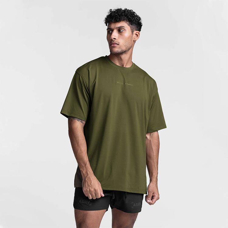 Solid Color Sweat-Absorbent Breathable T-shirt