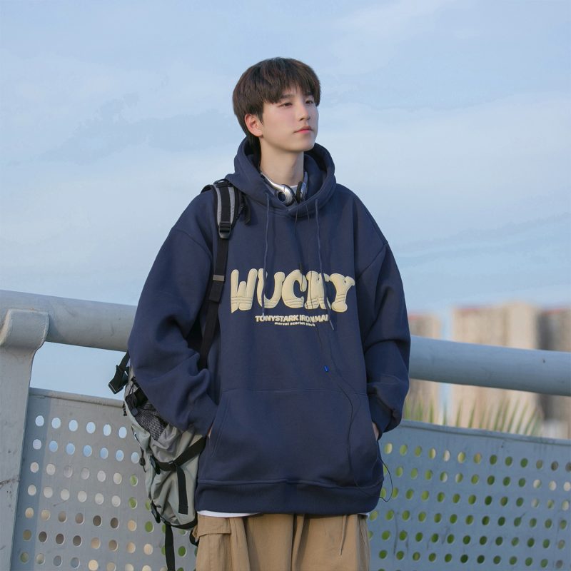Men's Thin Loose Hoodie - Image 2