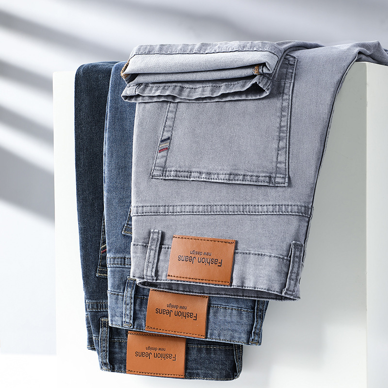 Casual Straight Slim Men Jeans