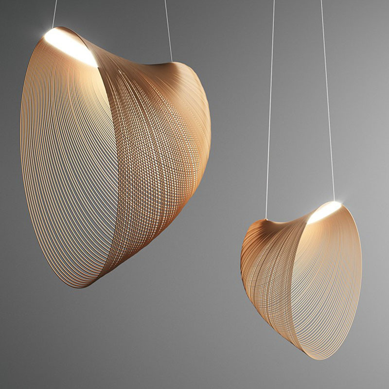 Creative Minimalist Woodcraft Ceiling Lamp