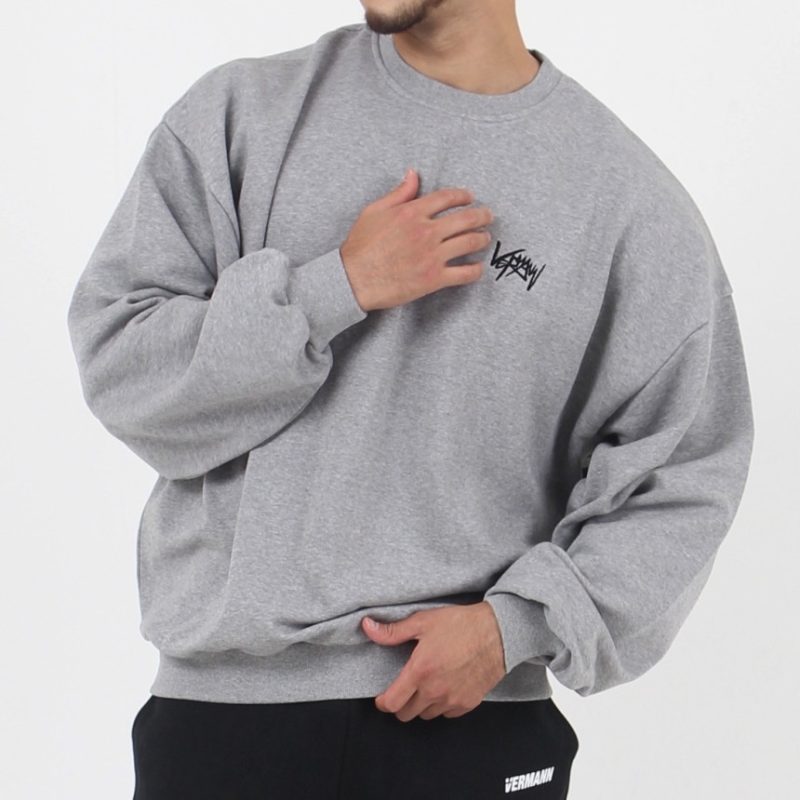 Solid Color Men Warm Sweat-Top - Image 6