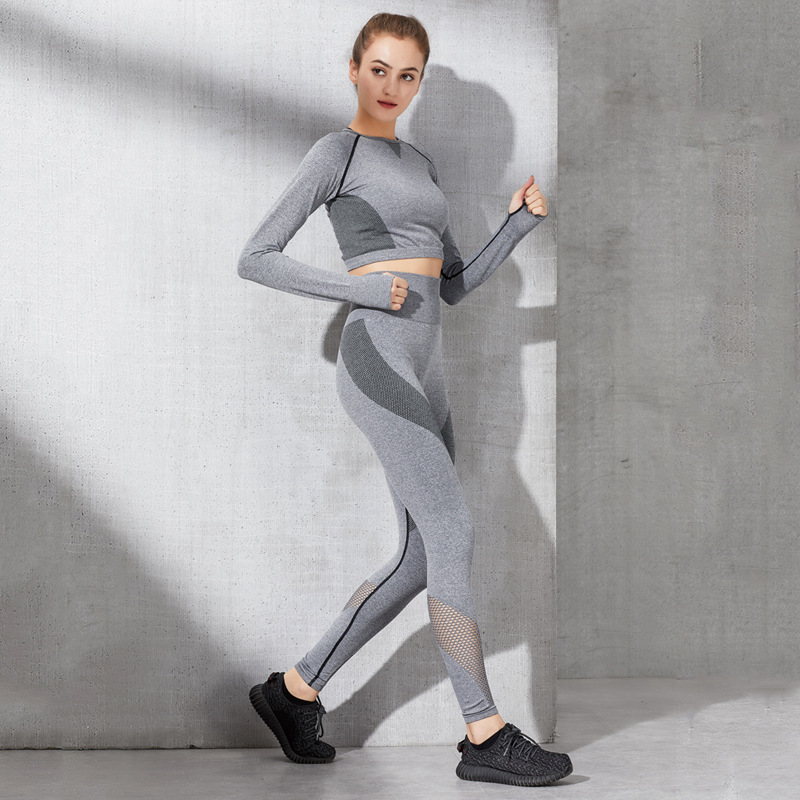 Long Sleeve Sexy Gym Suit