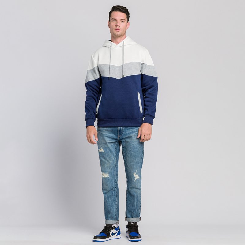 Casual Solid Color Pullover Hoodies for Men - Image 3