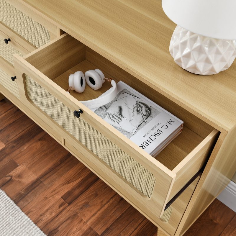 Wooden Antique TV Cabinet For Bedroom - Image 8