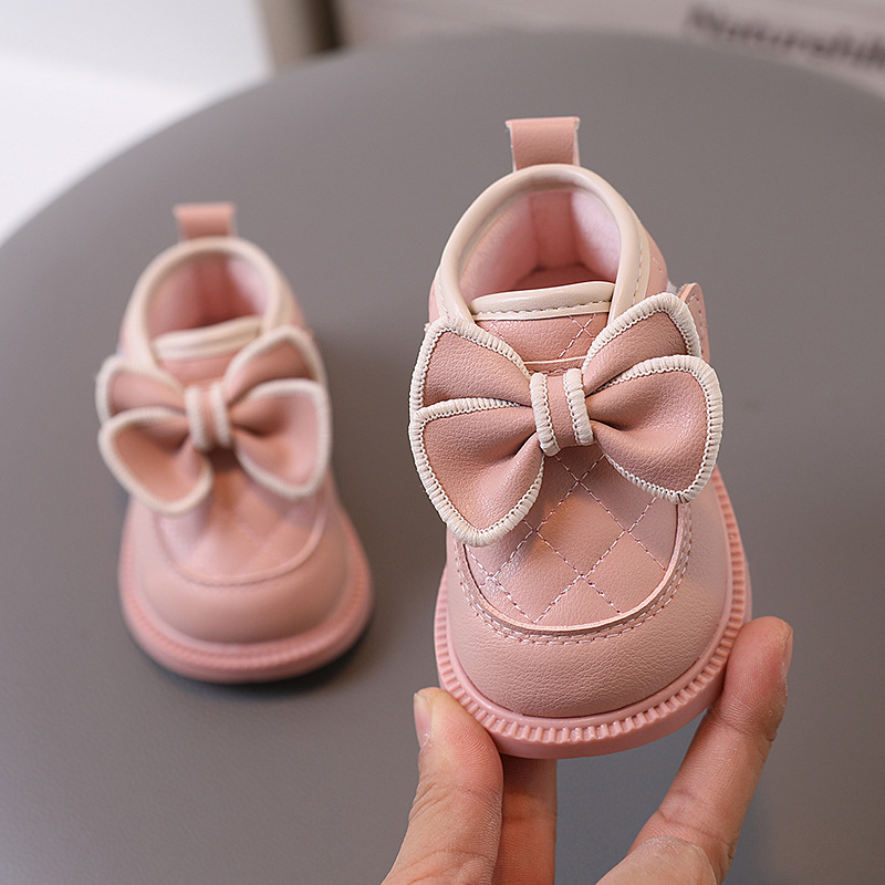 Simple Bow Cotton Baby Shoes