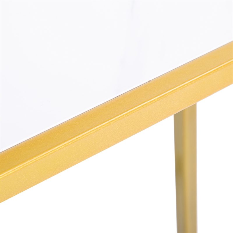 White Marble Side Table - Image 9