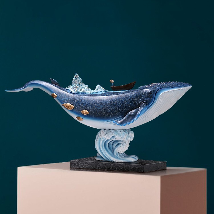 Resin Dolphin Handicraft Office Ornaments
