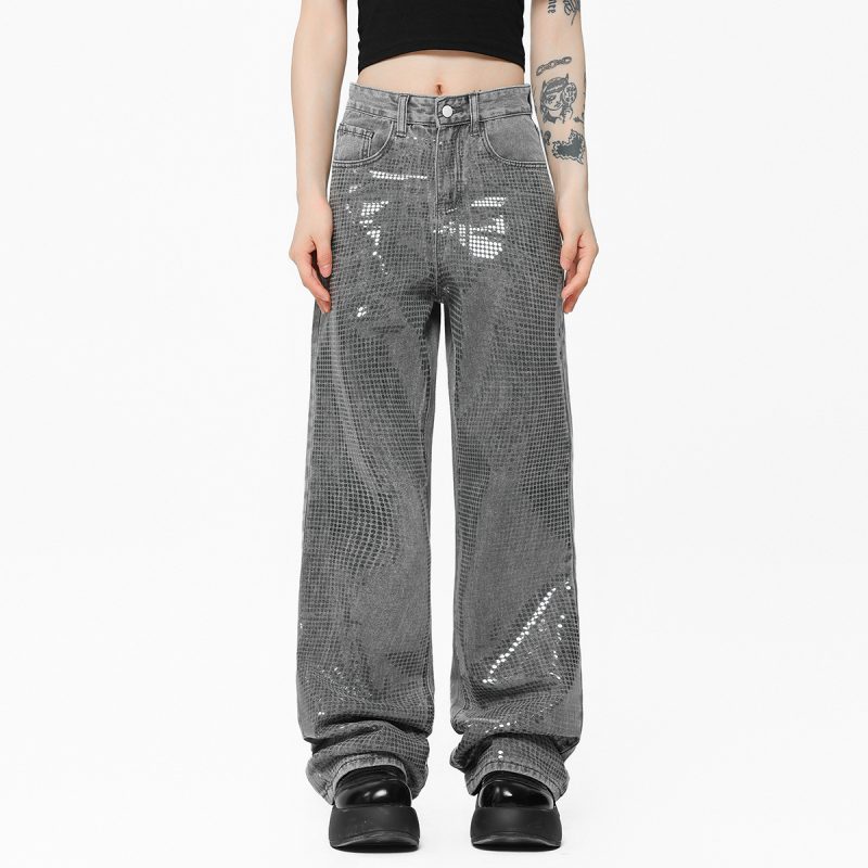 Fashion Retro Washed Jeans Men - Image 6