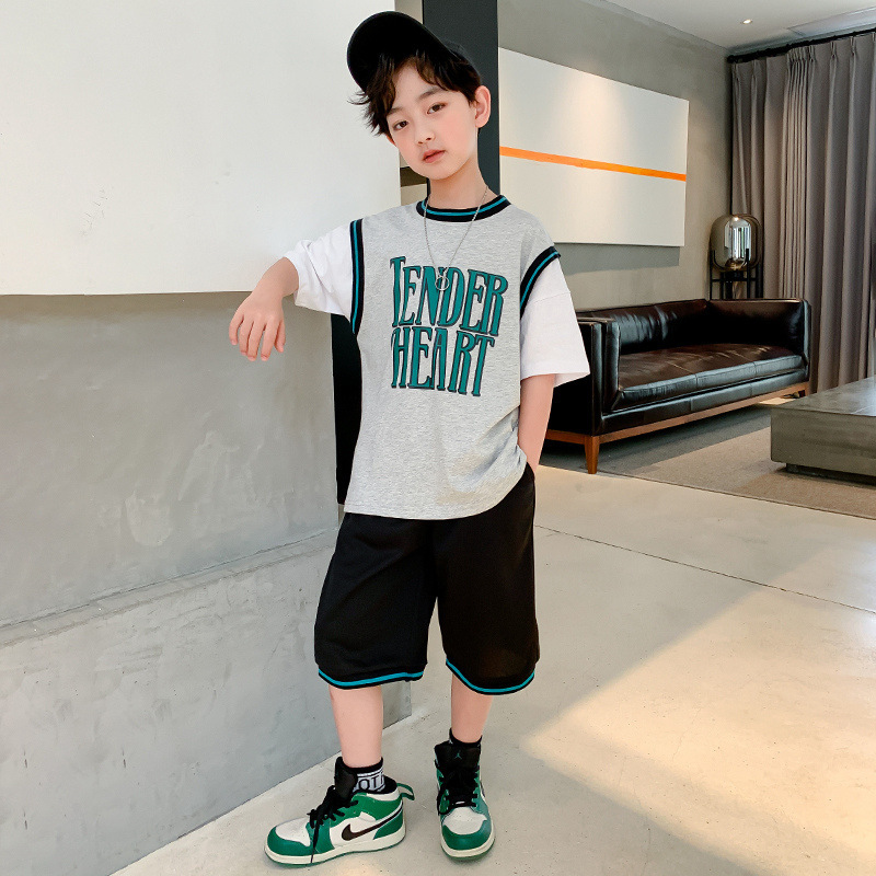 Summer Short-sleeved Baby Boy Suit