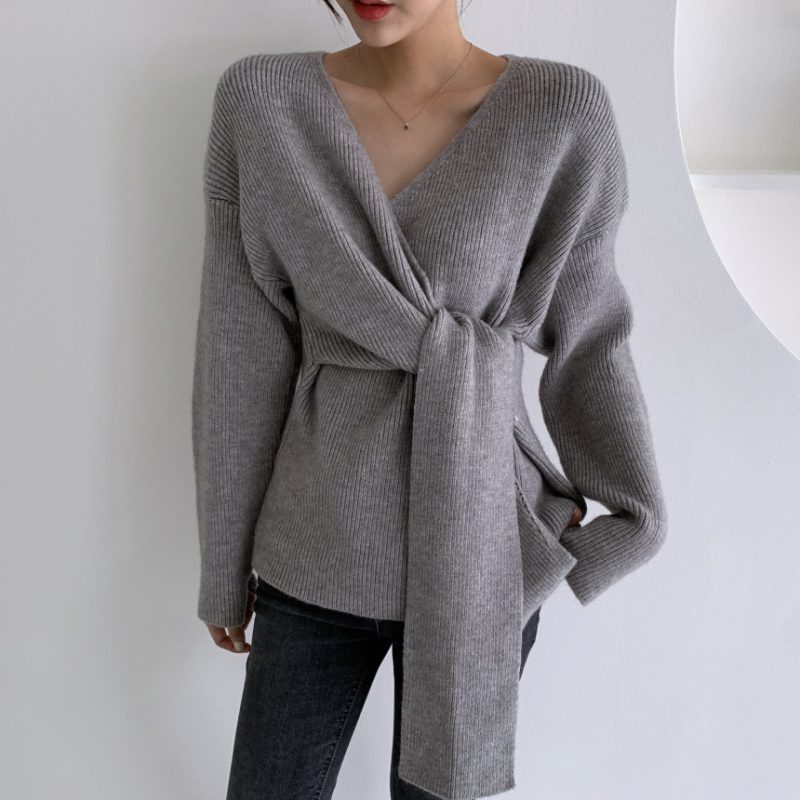 Women's French Slouchy Knitwear - Image 4