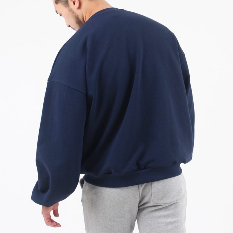 Solid Color Men Warm Sweat-Top - Image 3