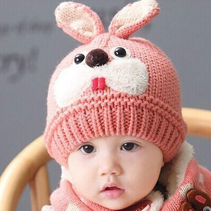 Baby Ear Animal Head Cap