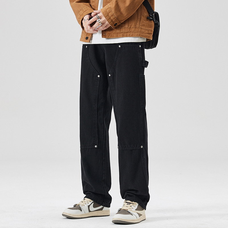 Vintage Logging Cargo Jeans For Men