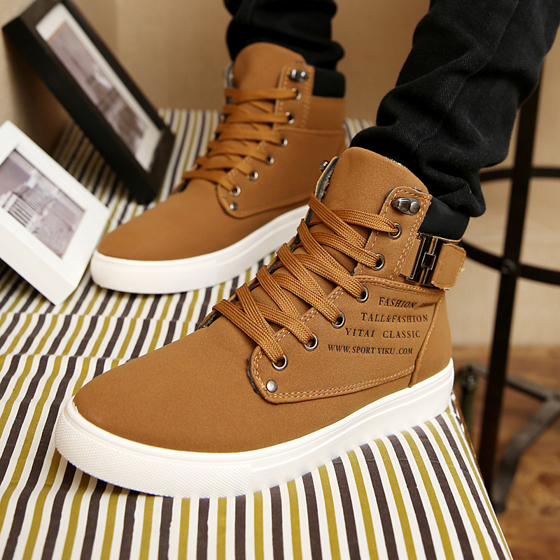 Men Lace-up Flat Shoes