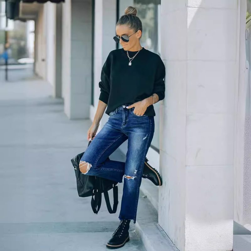 Rebound Slimming High Waist Drain Pants - Image 2