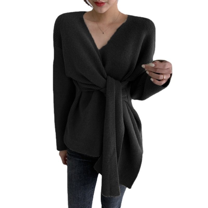Women's French Slouchy Knitwear - Image 3
