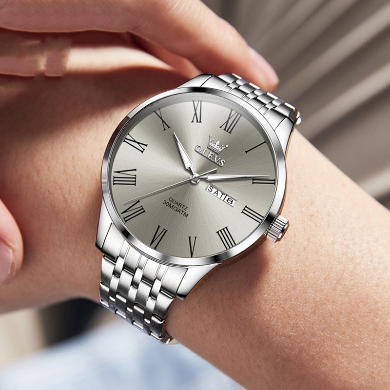 Men's Business Roman Scale Quartz Watch