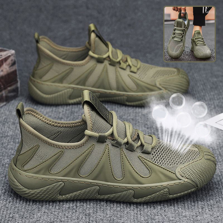 Non-slip Casual Lace-up Breathable Mesh Shoes