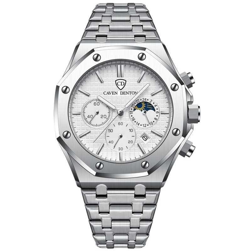 Waterproof High-Grade Moon Phase Men's Watch - Image 3